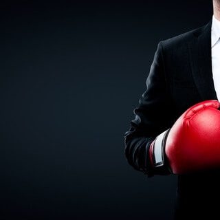 Boxing businessman